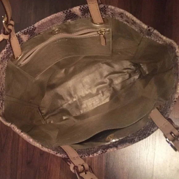Michael Kors Python Tote - Picture 2 of 4